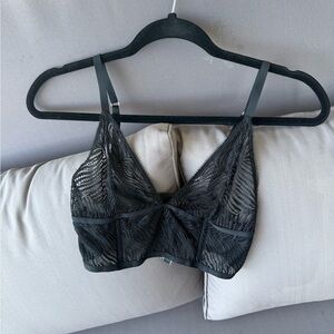 Victoria's Secret Black Mesh Bralette